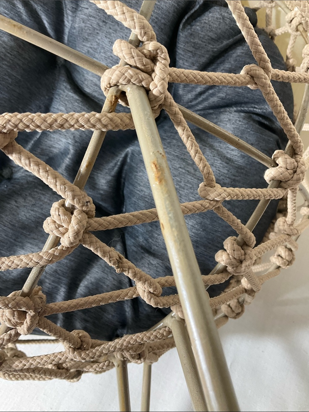 Woven Rope Cat Bed with Cushion - Picture 12 of 16